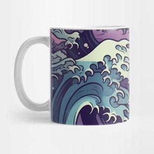 Vaporwave off Kanagawa Mug